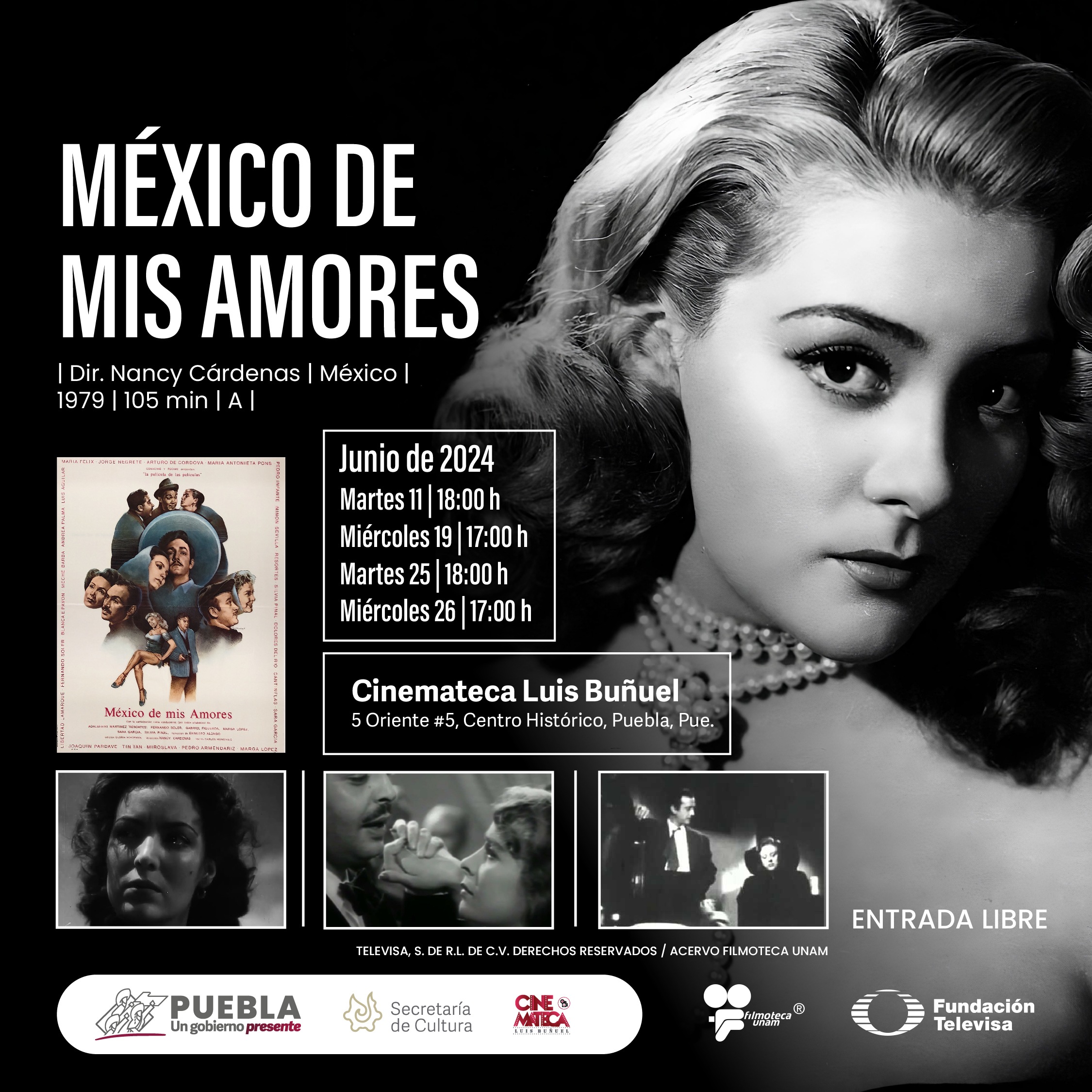 Proyectará Cinemateca “Luis Buñuel” documental “México de mis amores