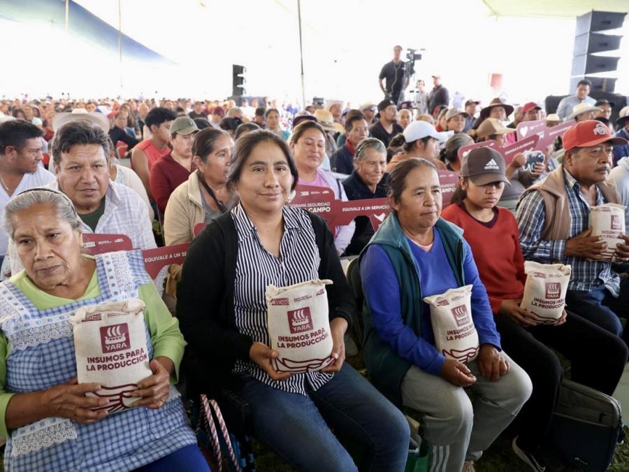 Gobierno del Estado transforma vidas de familias con apoyo al campo.