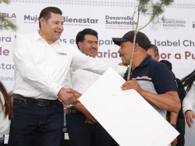 Con reforestación, Gobierno de Armenta Puebla construye paz ambiental