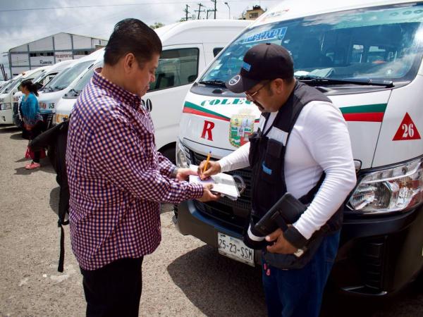 Avanza con éxito el programa de revista vehicular en Puebla