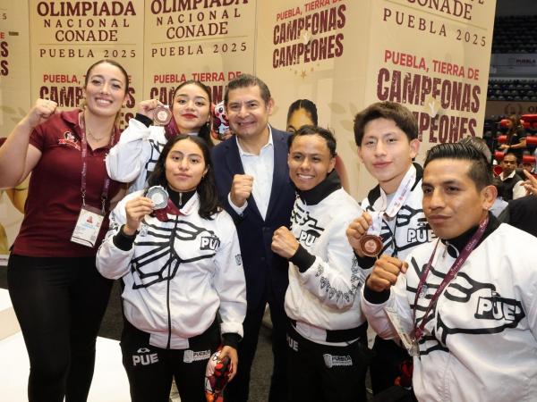 Puebla clausura Olimpiada Nacional CONADE 2025: deporte, eje de bienestar y seguridad