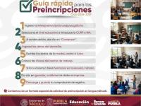 Inicia SEP Proceso de preinscripciones del 3 al 27 de febrero