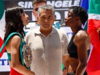 Gaby &#039;La Bonita&#039; Sánchez y su rival cumplen con la báscula para pelea con causa