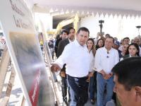 Gobierno estatal mejora calidad del agua con obra de saneamiento del Atoyac