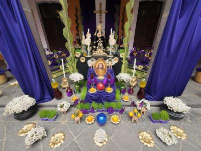 Secretar&iacute;a de Arte y Cultura instala Altar de Dolores en Centro Hist&oacute;rico