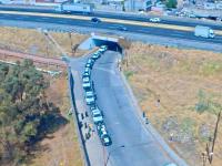 Con despliegue a&eacute;reo-terrestre se refuerza seguridad en San Mart&iacute;n Texmelucan