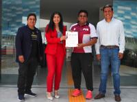 Entregan Registro &Uacute;nico del Deporte al municipio de Juan C. Bonilla