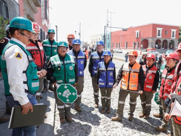 Más de 1.6 millones de poblanos participan en Simulacro Nacional