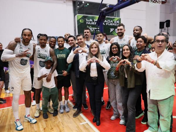Con Lobos Puebla, Gobierno del Estado promueve el básquetbol profesional