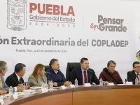 Instalan Comit&eacute; de Planeaci&oacute;n para el Desarrollo del Estado de Puebla