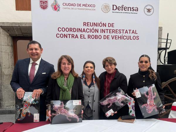 Gobierno de Puebla fortalece coordinación interestatal contra robo de vehículos y extorsión