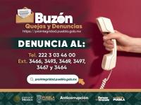 Sin excepciones ni privilegios, Gobierno de Puebla sanciona actos de corrupci&oacute;n
