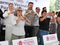En Puebla se construye paz y confianza con cuarta entrega de alarmas vecinales