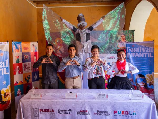 Con Festival Infantil “Arteatro”, Gobierno de Puebla fomenta convivencia familiar