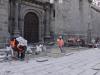 Rehabilita Gobierno del Estado el atrio de la Catedral poblana