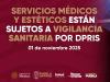 DPRIS reafirma que todos los servicios médicos y estéticos están sujetos a vigilancia sanitaria