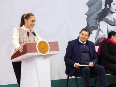 En este 2026, presidenta Sheinbaum fortalece la obra en Puebla