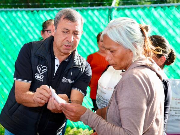 Mantiene SEDIF acompañamiento y apoyo a familias por lluvias en Ocoyucan