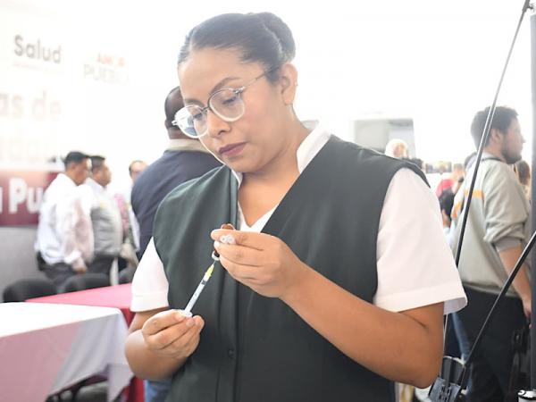 Inicia en Atlixco la Primera Semana Nacional de Vacunación en Jornada Ciudadana