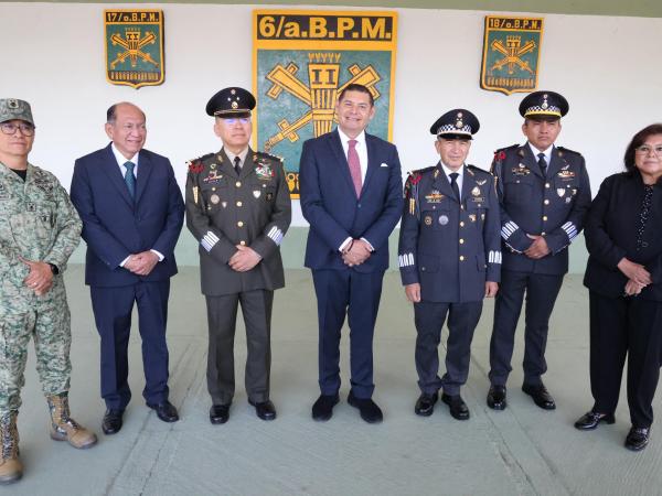 Puebla fortalece construcción de paz y confianza con nuevo mando de Guardia Nacional