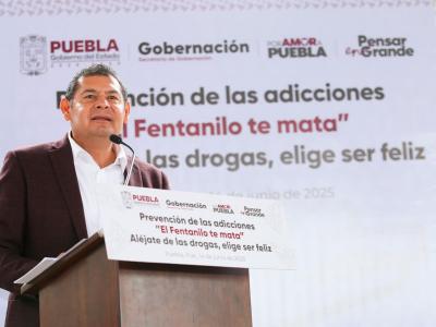 Puebla se suma a la campaña contra el fentanilo