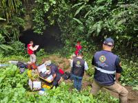 Contin&uacute;an tareas de b&uacute;squeda y rescate en gruta de Cuetzalan: Protecci&oacute;n Civil