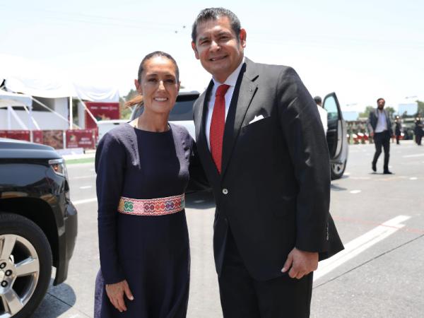 Gabinete del Gobierno de la presidenta Claudia Sheinbaum asiste a Conmemoración de Batalla de Puebla