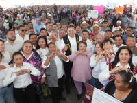 Gobierno estatal impulsa obra comunitaria y moderniza la Central de Abasto de Huixcolotla