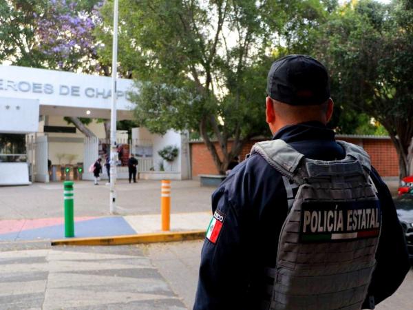 Fuerzas de seguridad fortalecen vigilancia en instituciones educativas