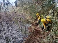 Incendios forestales en Tepatlaxco de Hidalgo y Huauchinango