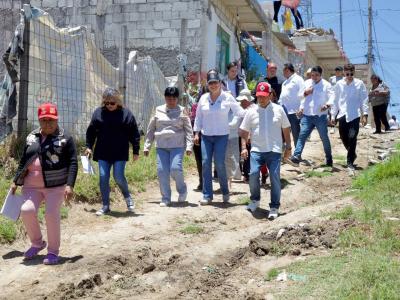 Entrega Secretar&iacute;a de Bienestar cuartos dormitorio en Tehuac&aacute;n