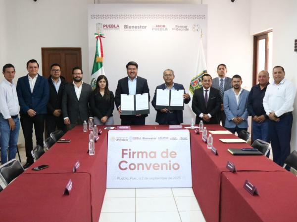 Bienestar y CEASPUE impulsan acciones hídricas en comunidades poblanas