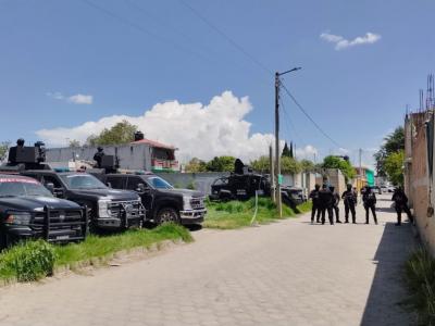 Operativo coordinado permite asegurar inmueble y pipas vinculadas con el robo de combustible en Tepeaca
