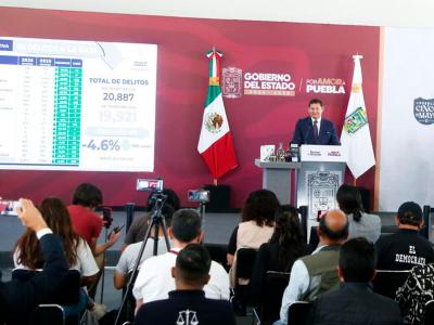 Con cero complicidad y combate frontal a la corrupci&oacute;n, gobierno estatal reduce &iacute;ndice delictivo