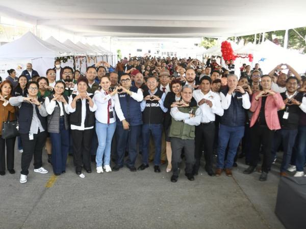Totimehuacan recibe cierre de Jornadas de Salud “Por Amor a Puebla”