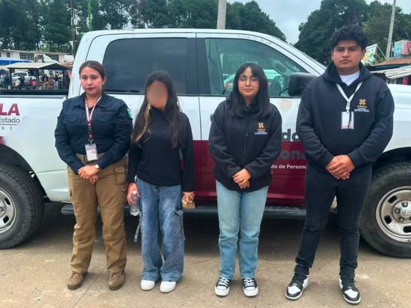 Comisión de Búsqueda de Puebla apoya a Hidalgo en localización de menor