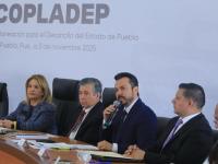 Con visión de desarrollo y paz, Gobierno de Puebla realiza Segunda Sesión COPLADEP