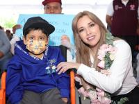 Encabeza Ceci Arellano Jornada del SEDIF en beneficio de familias de Santo Tom&aacute;s Hueyotlipan&nbsp;