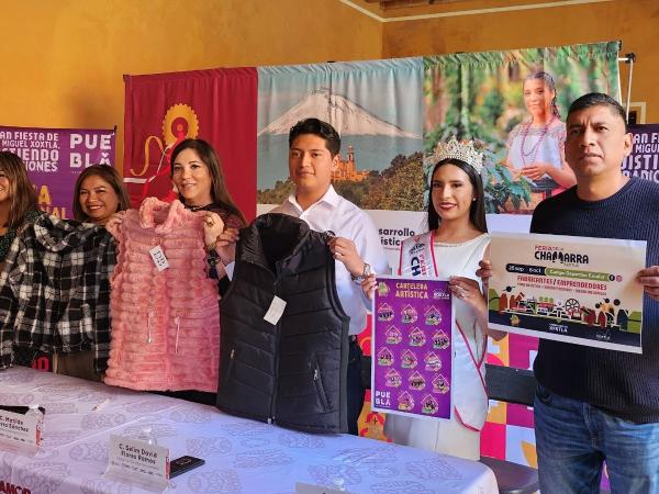 Presentan Feria Patronal y de la Chamarra de San Miguel Xoxtla