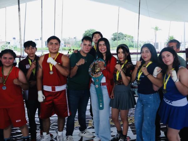 Deporte y Juventud fortalece el boxeo y la convivencia juvenil en Cuautlancingo