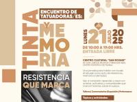 Presentan encuentro de tatuadoras y tatuadores en el Centro Cultural “San Roque”