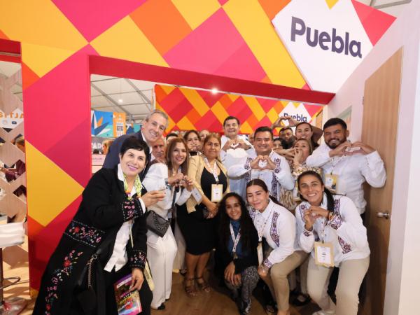Riqueza cultural y gastronómica de Puebla en el Tianguis Turístico