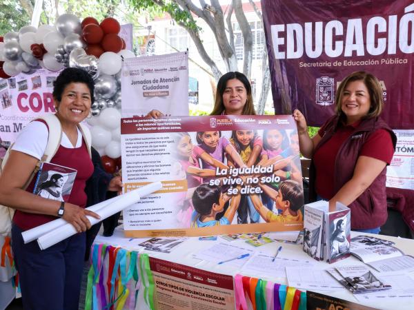 Fortalece SEP atención sobre servicios educativos en San Martín Texmelucan