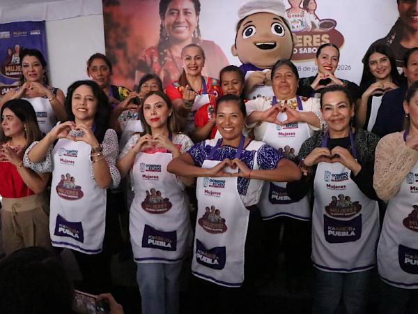 Promueve Secretaría de las Mujeres riqueza gastronómica y artesanal de Puebla
