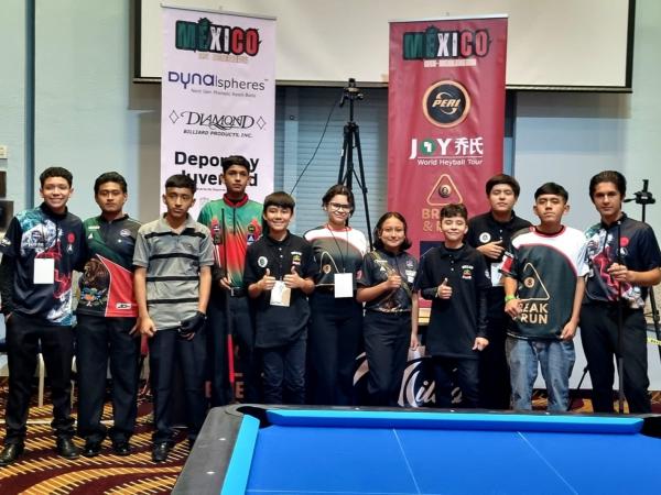 Juvenil poblano sube al podio en Mundial de Pool Bola 9