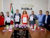 Firma Polic&iacute;a Auxiliar carta de adhesi&oacute;n con Liconsa Puebla
