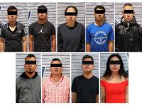 Fuerzas de seguridad debilitan a grupo delictivo con detenci&oacute;n de nueve integrantes