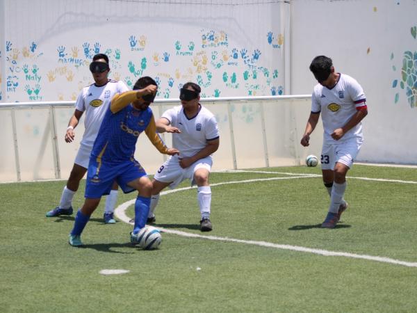 Topos FC listo para el Nacional de Futbol 5 para Ciegos