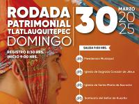 Secretar&iacute;a de Arte y Cultura programa rodada patrimonial en Tlatlauquitepec