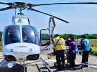 Gobierno de Puebla realiza traslado aéreo desde Oaxaca para salvar vida de joven en estado crítico